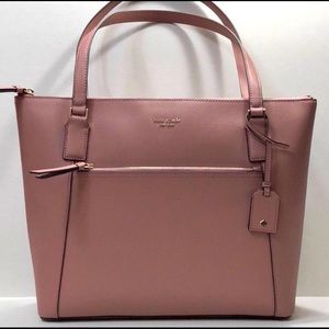 NWT Kate Spade Dusty Peony Cameron Pocket Tote